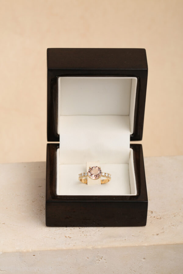 Morganite ring