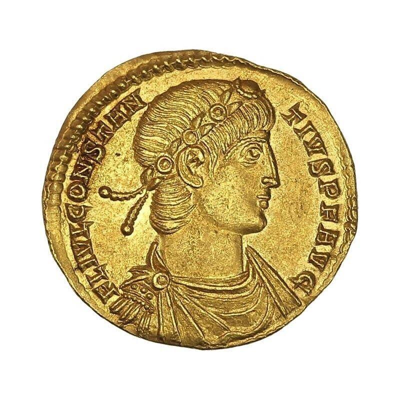 karaat bij goud komt van de Gouden Romeinse Solidus munt